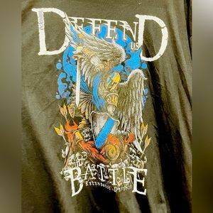 “Defend us in Battle” Relentless Defender Brand, Size 3XL